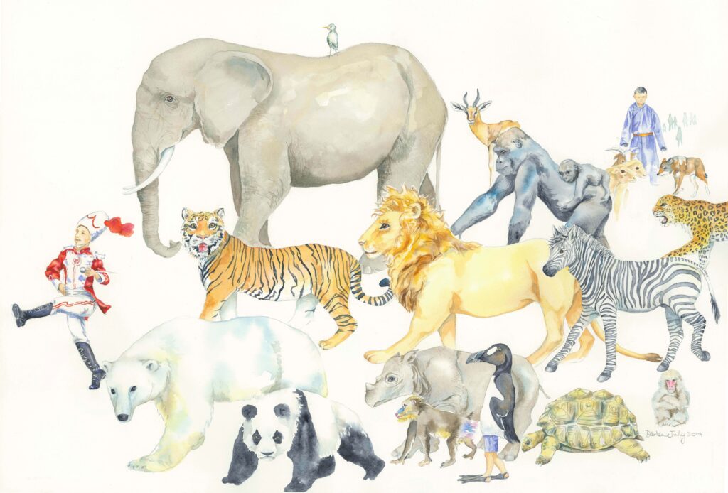 Darlene Tully Artist Parade To Extinction Animals in Art
